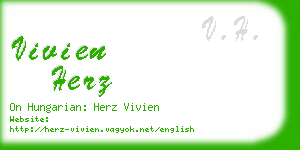 vivien herz business card